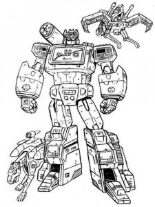 Transformers coloring page 20 - Free printable