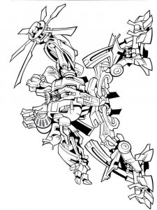 Transformers coloring page 28 - Free printable