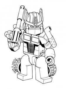 Transformers coloring page 29 - Free printable