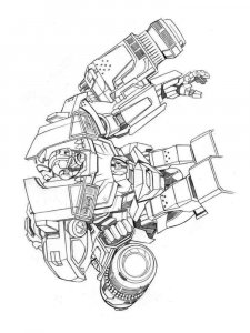 Transformers coloring page 30 - Free printable