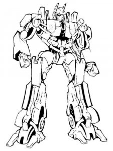 Transformers coloring page 33 - Free printable