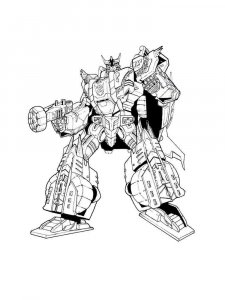 Transformers coloring page 39 - Free printable