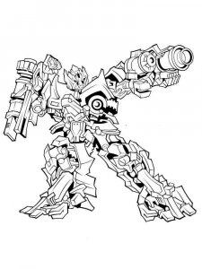 Transformers coloring page 4 - Free printable