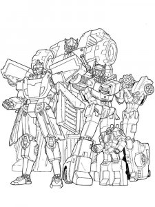 Transformers coloring page 43 - Free printable