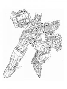 Transformers coloring page 44 - Free printable