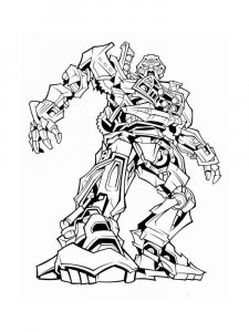 Transformers coloring page 45 - Free printable
