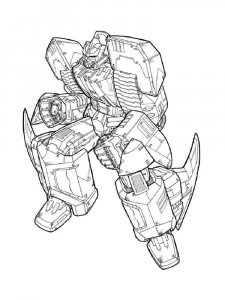 Transformers coloring page 47 - Free printable