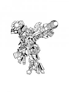 Transformers coloring page 48 - Free printable