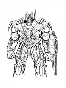 Transformers: Revenge of the Fallen Coloring Page