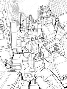Transformers: Age of Extinction Coloring Page