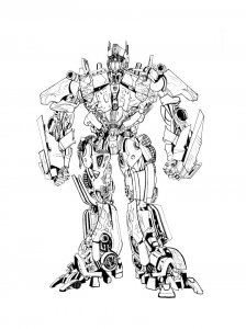 Bumblebee Transformer Coloring Page