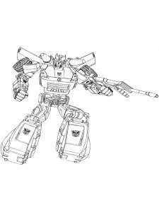 Decepticon Transformer Coloring Page