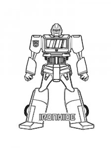 Ironhide Coloring Page