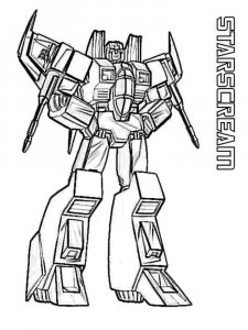 Transformers coloring page 8 - Free printable