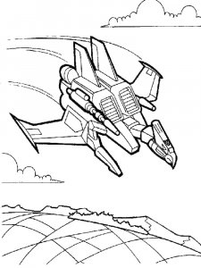 Bird Transformer Coloring Page