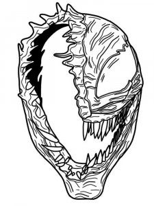 Venom coloring page 23 - Free printable