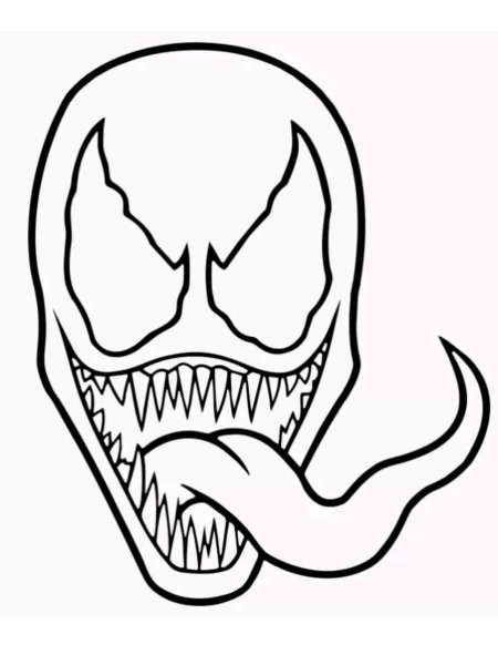 Venom coloring pages