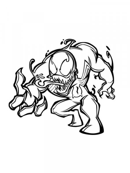 Venom coloring pages