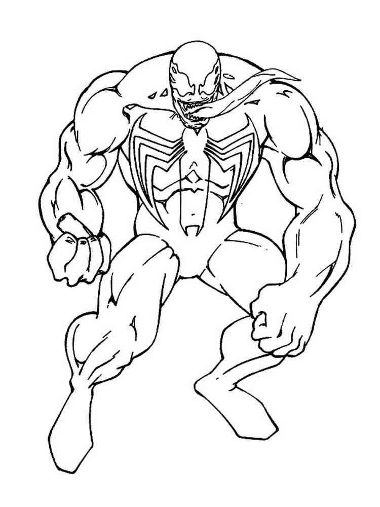Download Venom coloring pages. Download and print Venom coloring pages