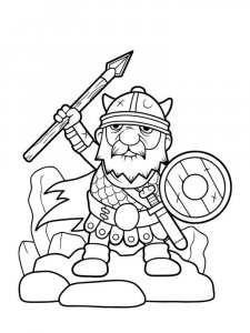 Viking coloring page 15 - Free printable