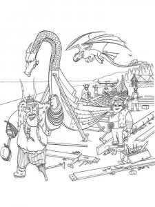 Viking coloring page 40 - Free printable