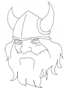 Viking coloring page 49 - Free printable