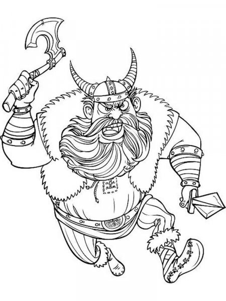 Viking coloring pages