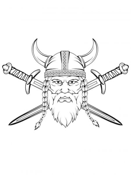 Viking coloring pages