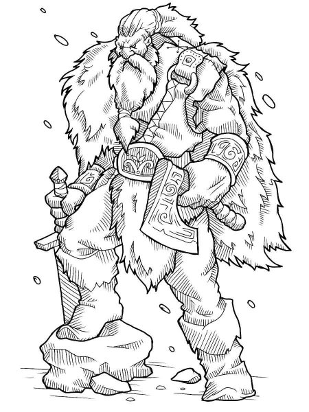 Viking coloring pages