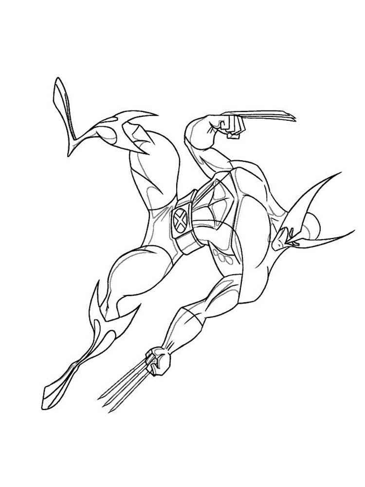 wolverine coloring pages free printable wolverine