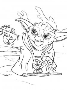 Yoda coloring page 15 - Free printable