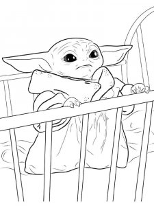 Yoda coloring page 17 - Free printable