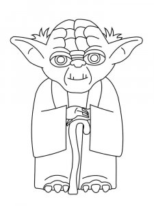 Yoda coloring page 20 - Free printable
