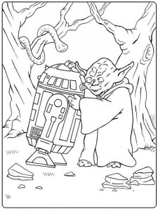 Yoda coloring page 36 - Free printable