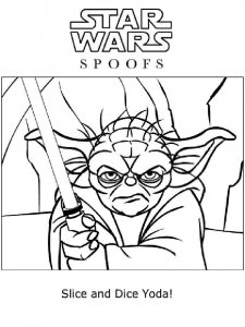 Yoda coloring page 38 - Free printable