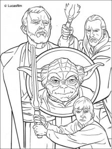 Yoda coloring page 30 - Free printable