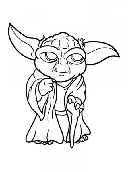 Yoda Star Wars coloring pages