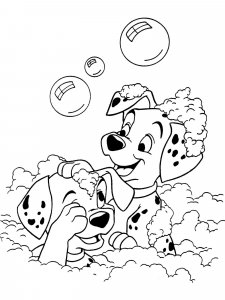101 Dalmatians coloring page 31 - Free printable