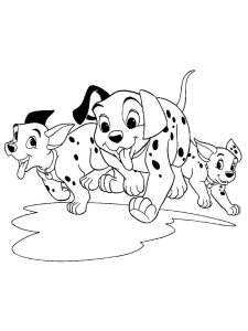 101 Dalmatians coloring page 40 - Free printable