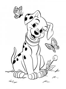 101 Dalmatians coloring page 45 - Free printable