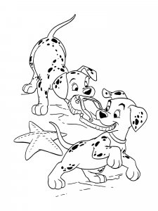 101 Dalmatians coloring page 48 - Free printable