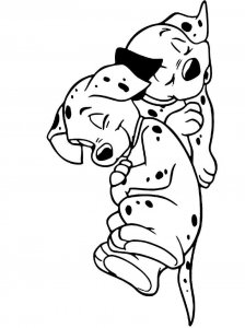 101 Dalmatians coloring page 49 - Free printable