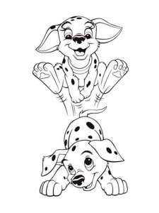 101 Dalmatians coloring page 50 - Free printable