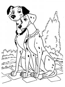 101 Dalmatians coloring page 38 - Free printable