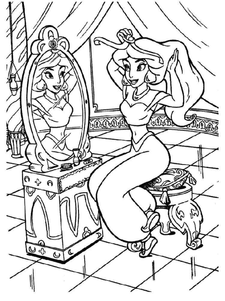 Download Aladdin coloring pages. Download and print Aladdin coloring pages