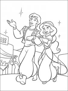 Aladdin coloring page 10 - Free printable