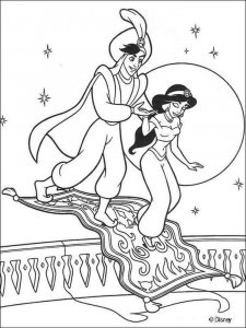 Aladdin coloring page 24 - Free printable