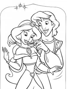 Aladdin coloring page 5 - Free printable