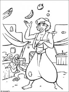 Aladdin coloring page 6 - Free printable