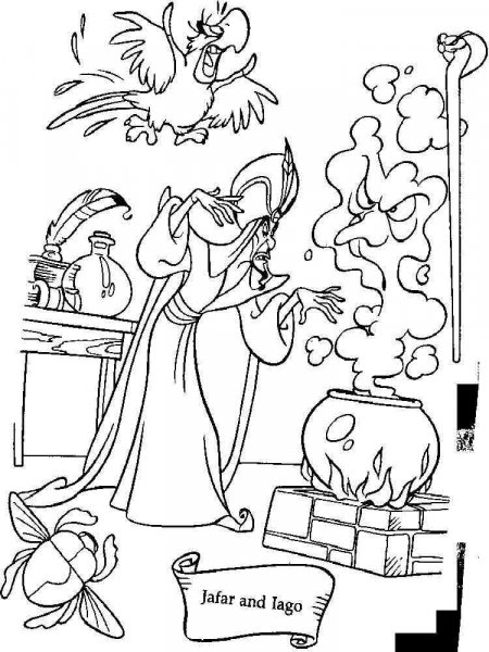 Aladdin coloring pages